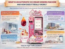 Che cosa è un distributore automatico di gelato e come funziona davvero?